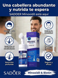 SADOER Minoxidil 5 y Biotina Espuma. Crecimiento Capilar, Densidad y Nutrición Profunda