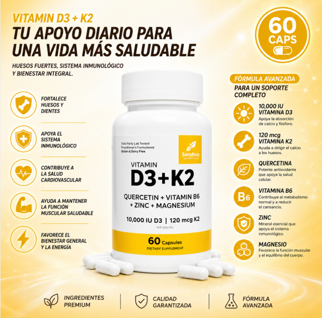 VITAMIN D3 K2 X 60 CAPS
