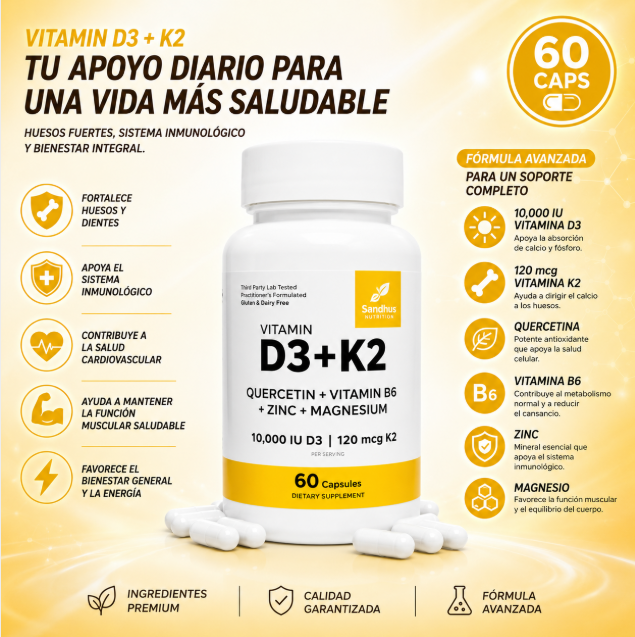 VITAMIN D3 K2 X 60 CAPS