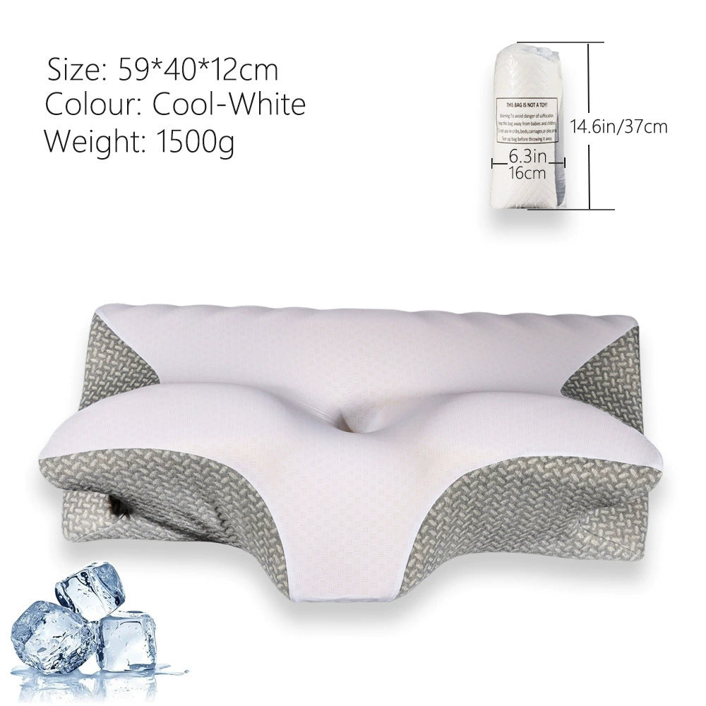 Ergonomic Memory Foam Butterfly Pillow